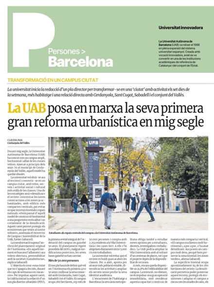 Article El Periodico UAB