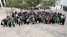 Foto de grup amb els representants de les empreses assistents al Workshop 2023