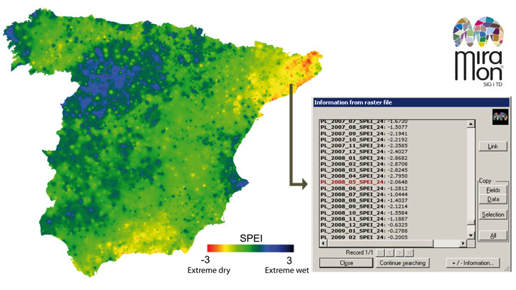 sequera i GIS