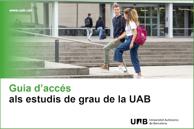 Guia d'accés als estudis de grau de la UAB