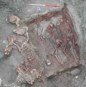 Tombes de guerrers escites a Mongòlia