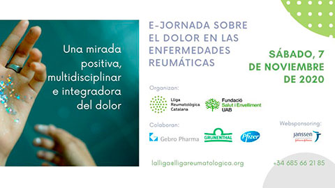 Cartell jornada online sobre dolor reumatologia