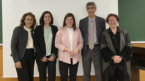 MT Garrigosa i Francesc Cortès amb membres del Tribunal