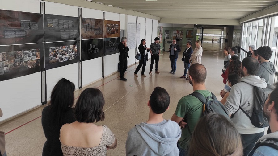 Inauguració de l'exposició Marques de jaciment