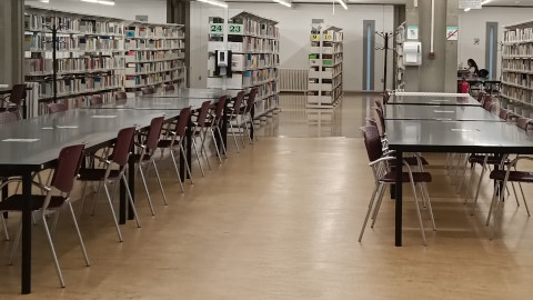 Image of the 0 floor of the Social Sciences Library
