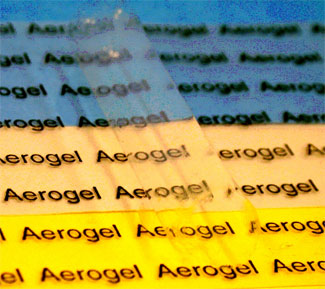 Aerogel transparent