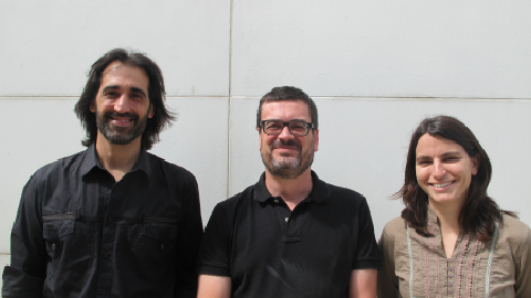 Carlos Mas, Carles Sierra i Àngela Fàbregues, fundadors de Pure Inspiration