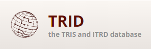 Logotip de Transportation Research Integrated Database (TRID)