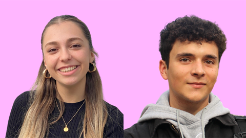 Un noi i una noia estudiants