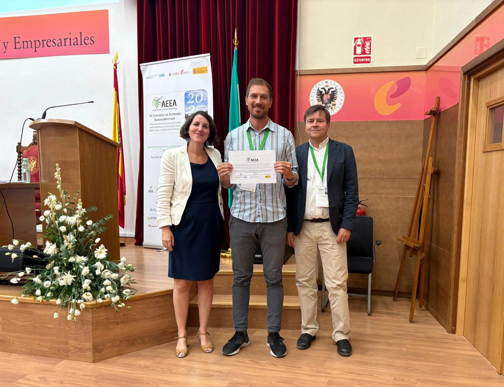 PREMI A PATRICK HOFFMANN DE L'ICTA-UAB