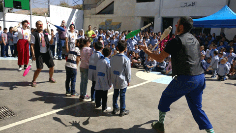 Pallassos Sense Fronteres and UTCCB visit Lebanon.