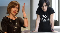 Katixa Aguirre i Iolanda Zúñiga