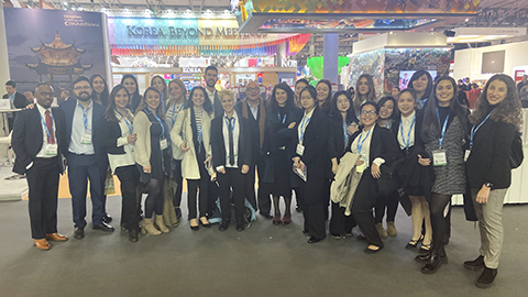 La delegació de l'Escola a la fira IBTM World 2019