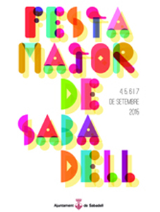 Cartell Festa Major Sabadell 2015