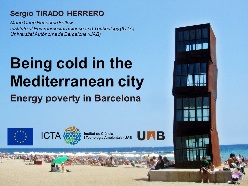 L¿investigador ICTA-UAB Sergio Tirado parla de pobresa energètica a una conferència a Romania