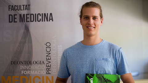 Brais Chao, estudiant amb la nota d'admissió més alta en l'àmbit de les Ciències de la Salut