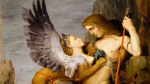 G. Moreau, “Èdip i l’Esfinx” (1864). Metropolitan Museum of Art (New York)