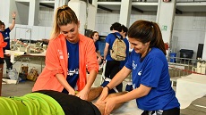 Voluntaris de la UAB participen a la Marató de Barcelona