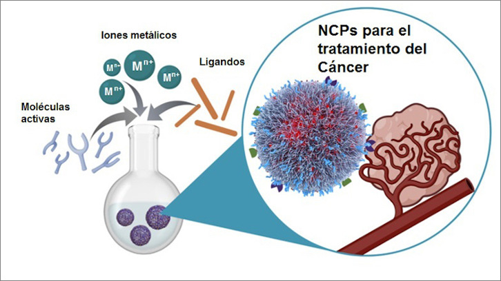 Esquema nanoparticules