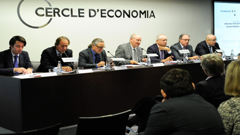Taula rodona a la presentació de l'Informe CYD 2014 a Barcelona