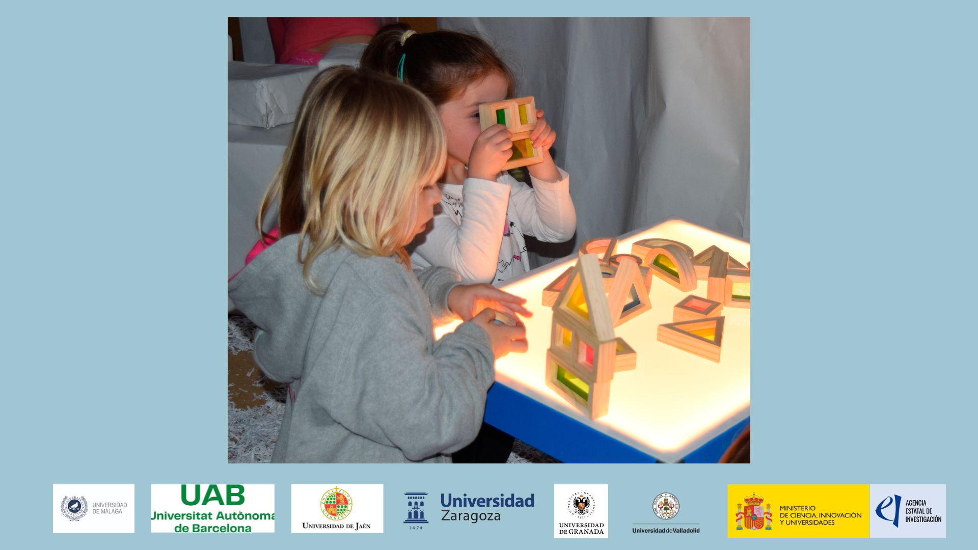 Fotografia amb dues infants