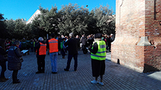 Simulacre a l'Ajuntament de Terrassa