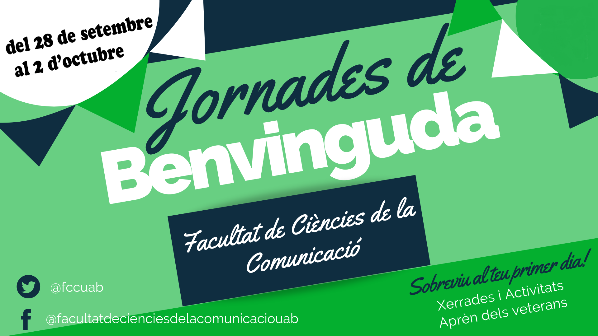 Jornades Benvinguda FCC 2020