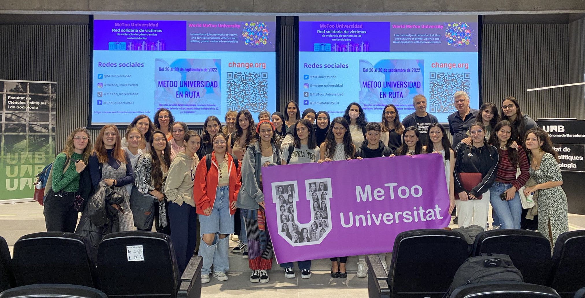 MeToo Universitat en ruta