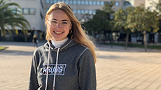 Sofia Biljoo, estudiant de Direcció Hotelera de l'Escola