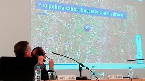 Joan Pérez i Arteaga intervé en una jornada sobre videovigilància amb drons
