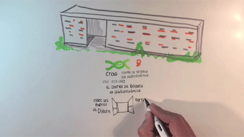 Taller d’sketching científic al CRAG