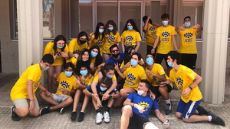 Grup de nens del Campus Itaca el 2020