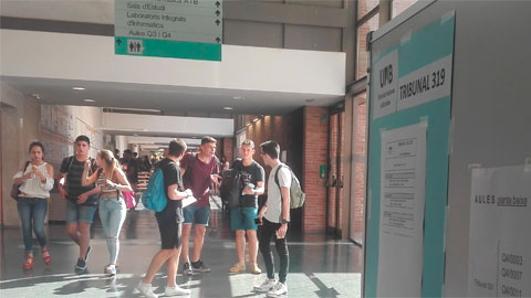 Pruebas de Acceso a la Universidad 2017 en la Escuela de Ingeniería de la UAB