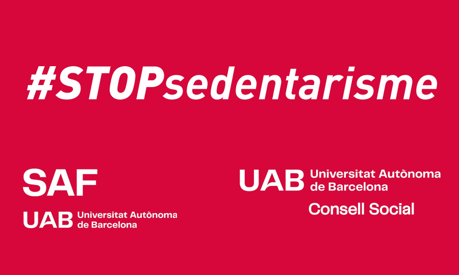 programa STOP sedentarisme del SAF i el Consell Social de la UAB