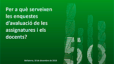 Enquestes d'avaluació