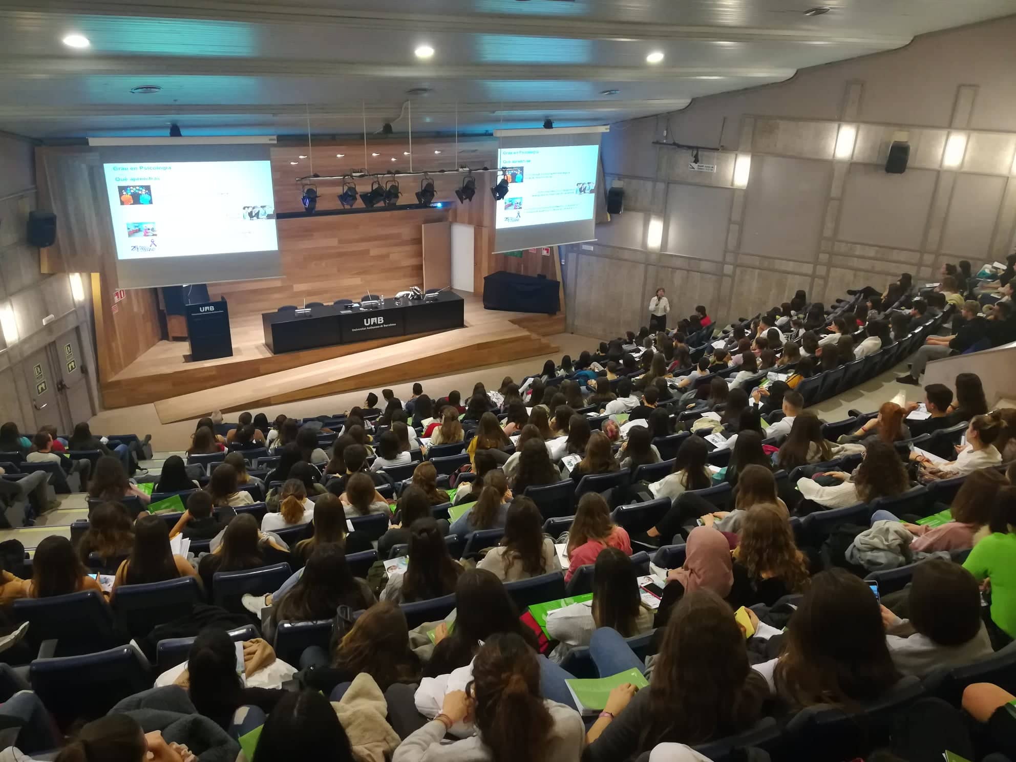 Jornada Portes Obertes, Auditori Facultat Psicologia