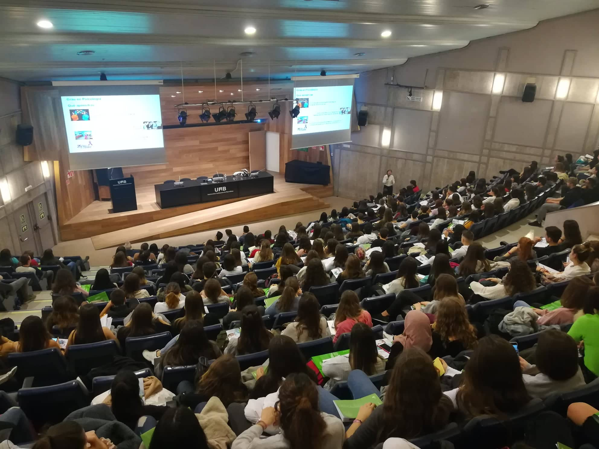 Jornada Portes Obertes, Auditori Facultat Psicologia