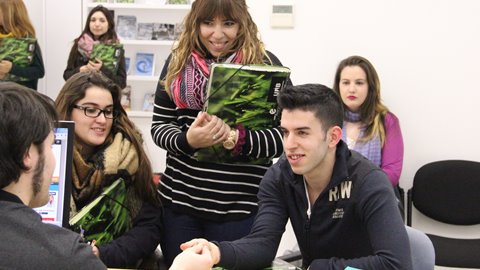 Estudiants a Gestió Acadèmica de les Escoles de FUABFormació