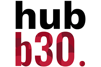 Logotipo de la red hub b30