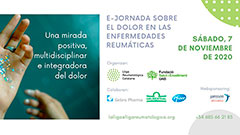 Cartell jornada online sobre dolor reumatologia