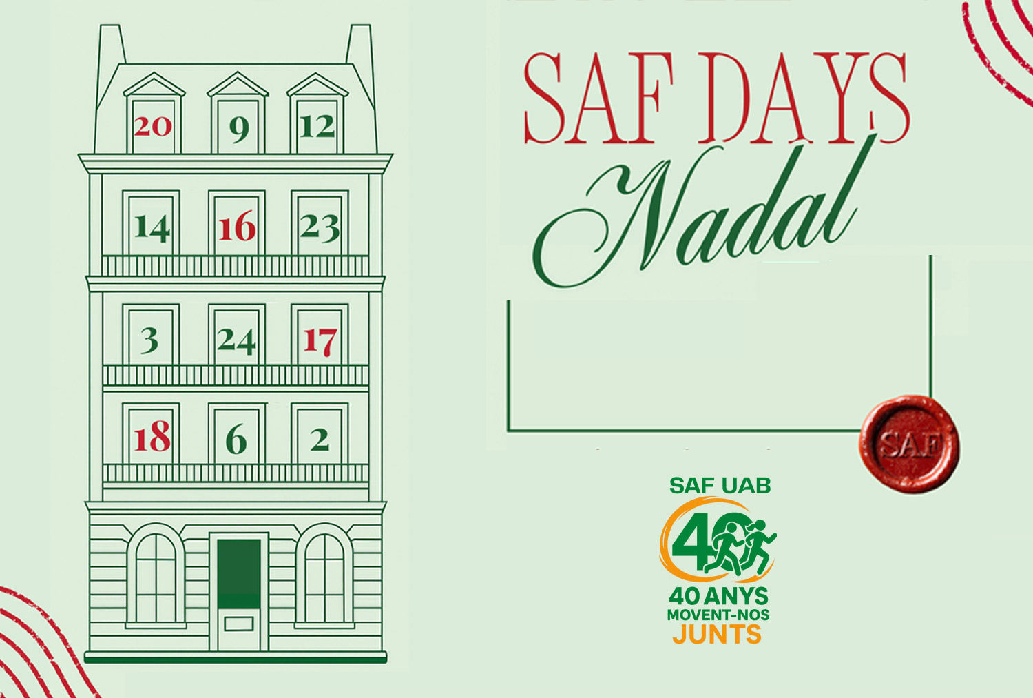 calendari d'advent del SAF