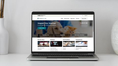 nova pàgina web hospital clínic veterinari