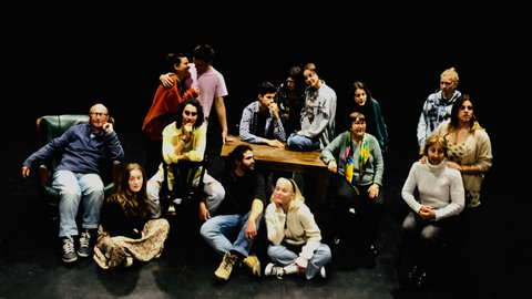Membres del Grup Estable de l'Aula de Teatre de la UAB