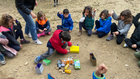 Activitats del programa de Medi Ambient amb l'Escoleta de Bellaterra