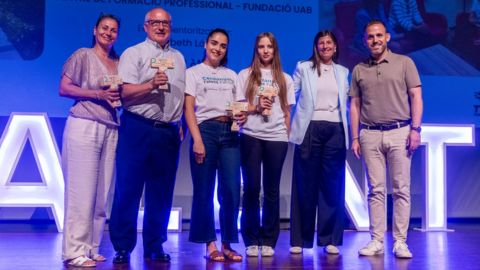 Estudiants de CFGS Fundació UAB, tercer premi Talent Factory