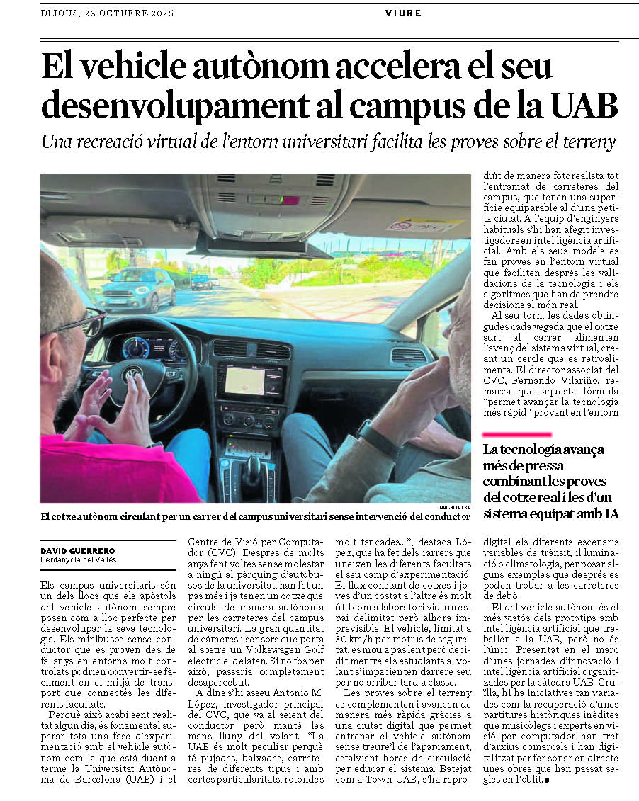 Article de La Vanguardia