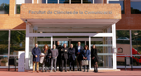 Els degans de comunicació de les diferents universitats de Catalunya.