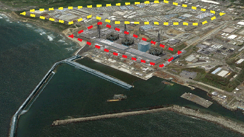 Fukushima. © Google Earth 2015