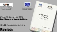 Presentació Revista Langue & Parole