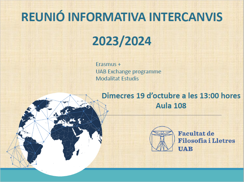 Reunió Intercanvis per al curs 2023-2024